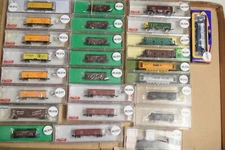 N Scale REEFER AND HOPPER CNW B&O UP SP MP UTRX NYNH&H SF ATSF sold individuall