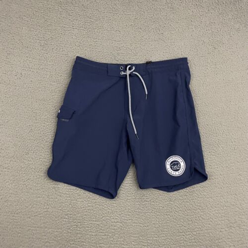 Original Waterman Board Shorts Mens Size 32 Blue California State Parks Beach