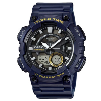 Casio AEQ-110W-2AVDF HERRENUHR DIGITAL BLAU 50mm UNTERPREIS