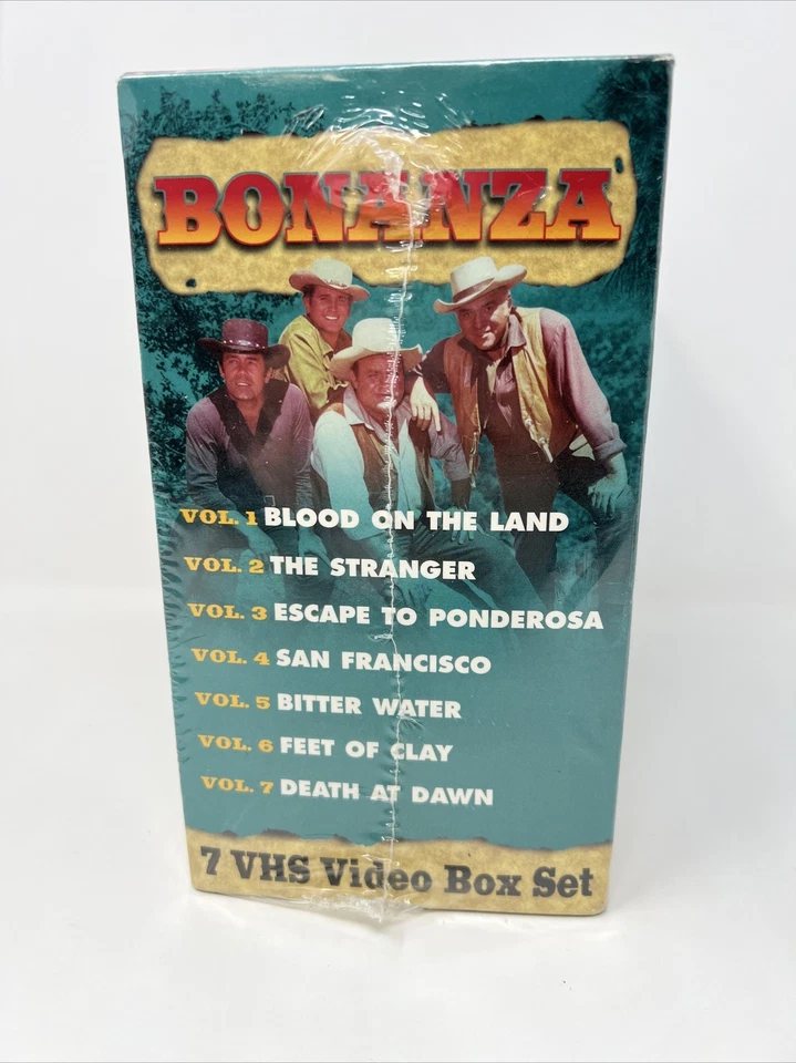 BONANZA TV  VHS Box Set of 7 factory sealed Brand New - Image 3 of 4