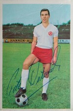 Peter Dieterich Red and White Essen Bergmann Bundesliga 1966/67 Nr356 Hand Signed
