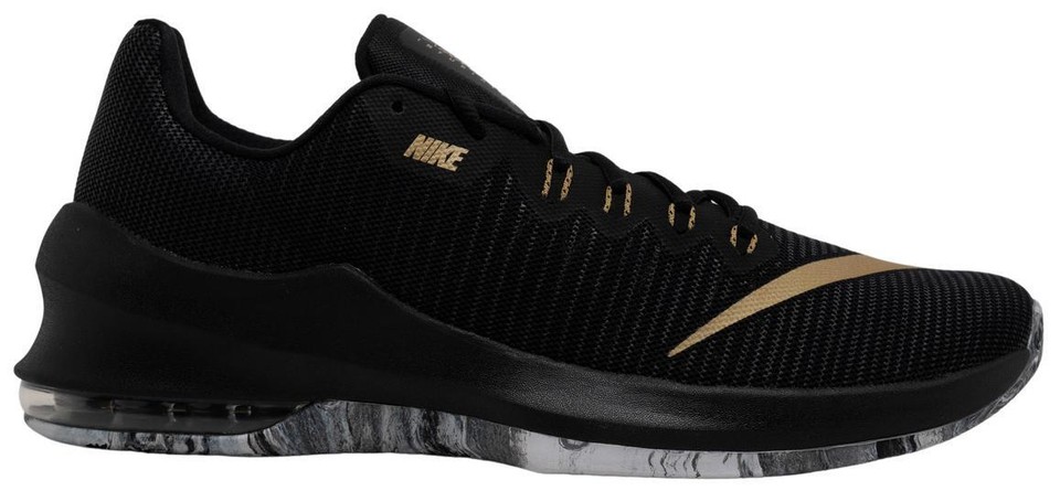 Nike Air Max Infuriate 2 Low Black Metallic Gold for Sale