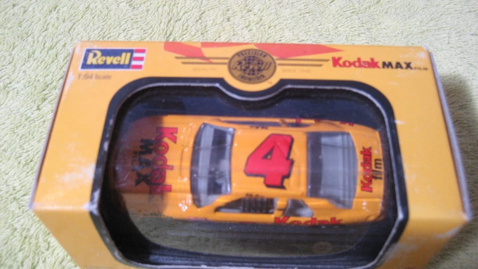 1998 Revell Select BOBBY HAMILTON #4 Kodak Max  Nascar 1/64 Diecast In Box - Image 2 of 4
