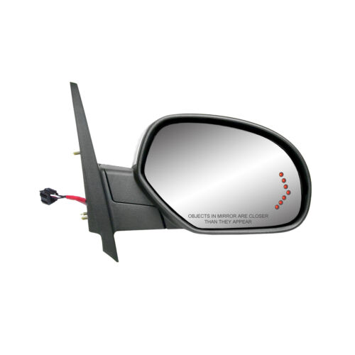 2007-13 POWER HEATED SIGNAL VIEW SIDE MIRROR CHROME COVER PASSENGER/ RIGHT SIDE  - Picture 1 of 1