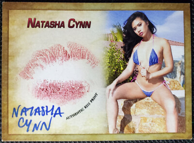 Natasha Cynn Sexy Import Model 2019 Collectors Expo Autographed Kiss Card
