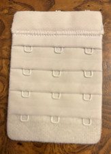Bra Extender - Three Hook and Eye and 4 Rows White