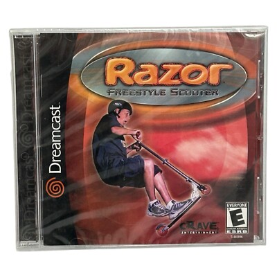 Razor Freestyle Scooter (Sega Dreamcast, 2001) DC Brand New Factory Sealed