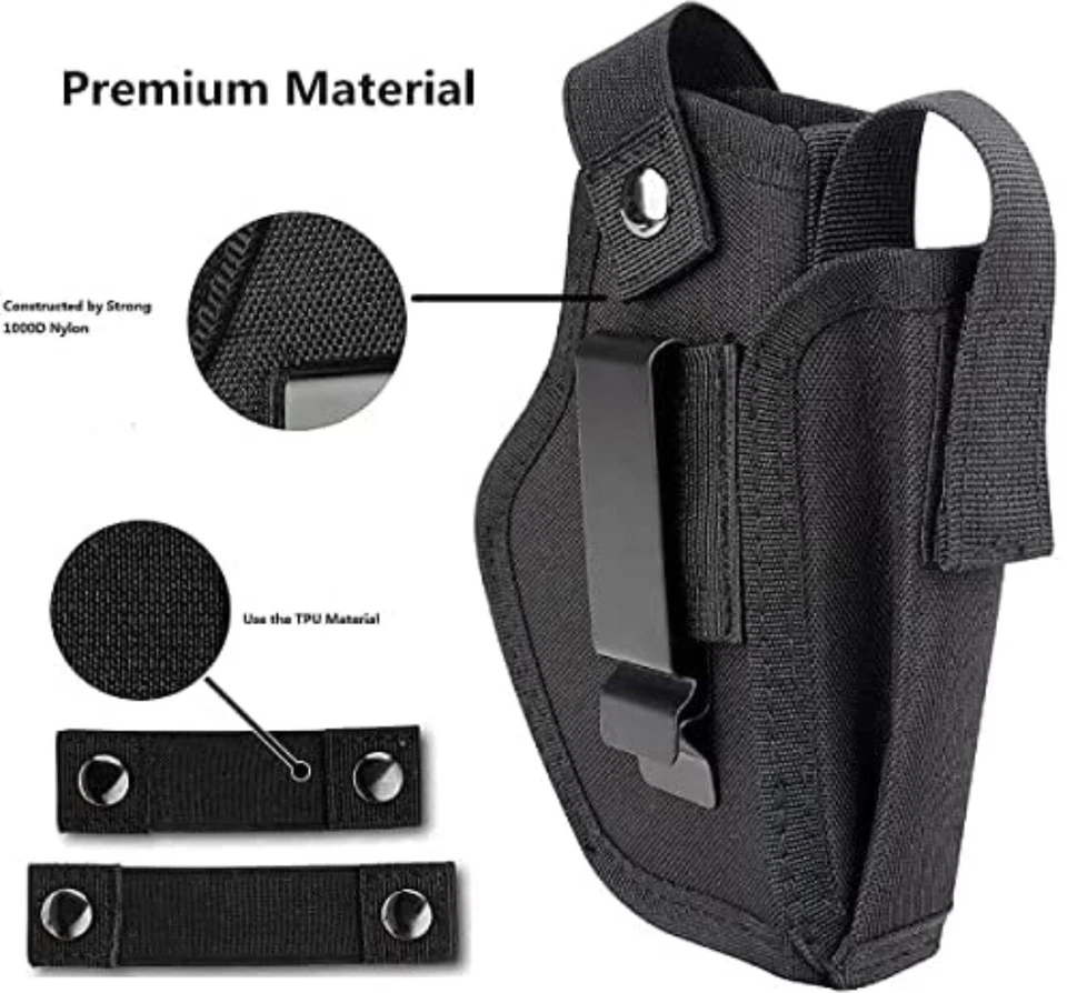 Gun holster With Extra-Magazine Pouch For Belgium Baby Browning 25 ACP - Image 4 of 4