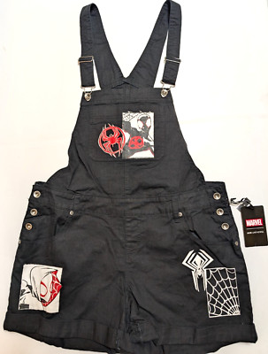Her Universe Marvel Comics Spider-Man Shortalls Red black Plus Size 1