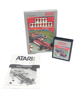 Atari 2600 Spiel OVP Pole Position CIB getestet Sehr Gut Vintage