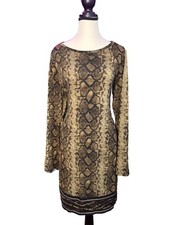 Michael Kors Dress - Size L - Snakeskin Above The Knee - FREE SHIPPING!!