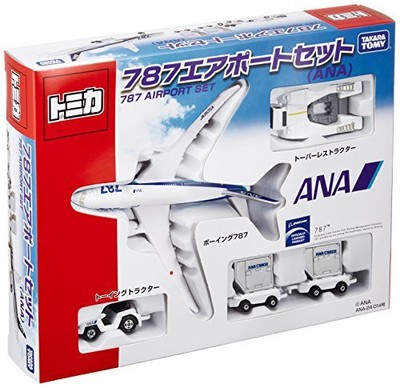 TAKARA TOMY Tomica Gift 787 Airport Set ANA Mini -Car Car Toy MALE 3 yea