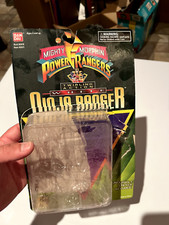 VINTAGE 1995 Mighty Morphin Power Rangers WHITE NINJA RANGER Package ONLY