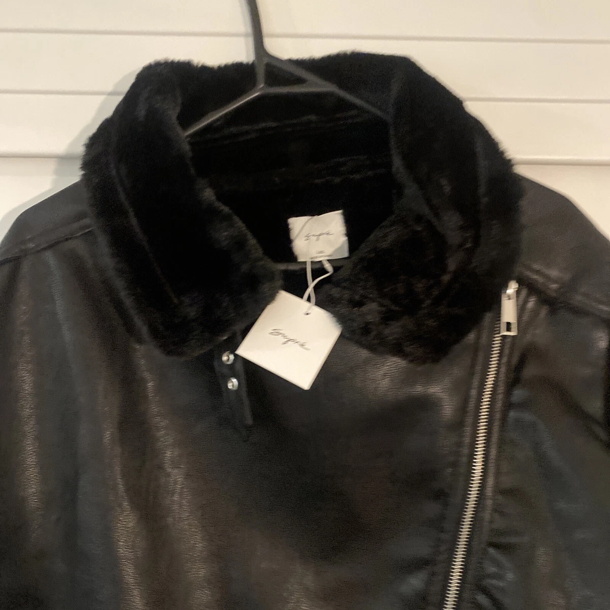 Supre leather hotsell jacket