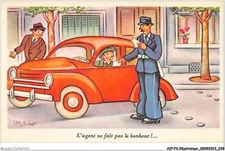 AIPP3-0241 - ILLUSTRATEUR - ELIE-LECHAT - L'AGENT NE FAIT PAS LE BONHEUR