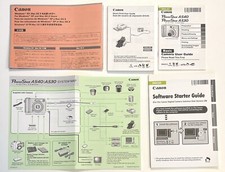Canon Powershot A540 A530 Digital Camera User Guide Instruction Manual 2006