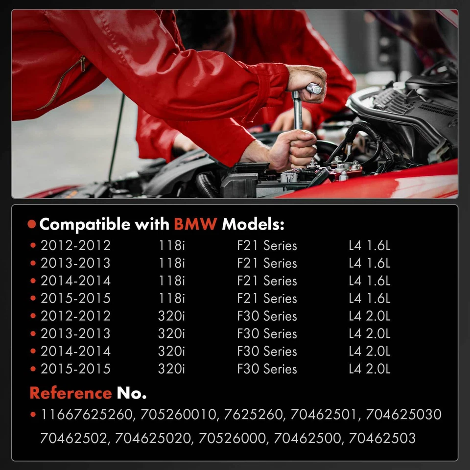 Bomba de vacío con sello para BMW 118i F21 320i F30 2012 2013 2014 2015 L4 1,6 L 2,0 L Foto 2 de 4