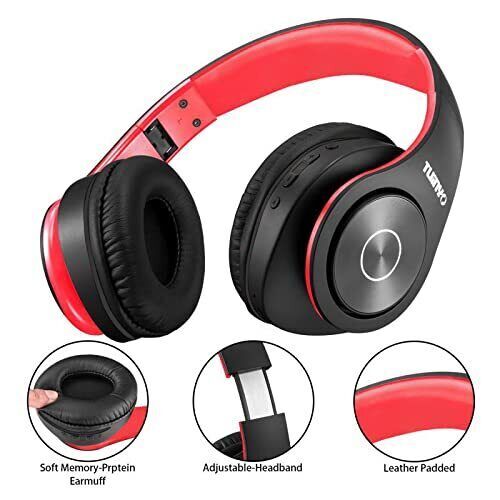 Bluetooth Headphones Wireless Over Ear Stereo Wireless Headset 40H Playtime BASE - Afbeelding 14 van 61