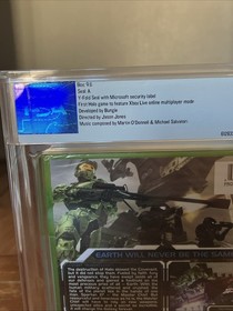Halo 2 Microsoft Xbox 2004 NEW FACTORY SEALED Graded Wata PSA 9.6 A Grading