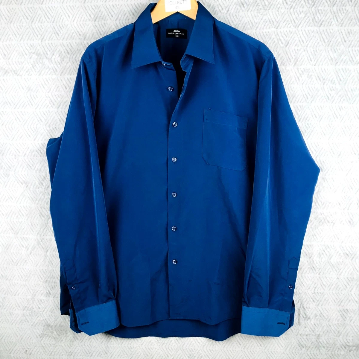 Chemise De Travail Longue Bleue - Taille 44, Neuf Avec étiquettes