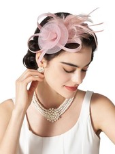 Fascinator Hats for Women Vintage Headpieces Kentucky Derby Weddings Preakness