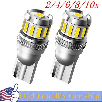 AUXITO T10 LED License Plate Light Bulb 6500K Bright White 168 2825 194 2/4X