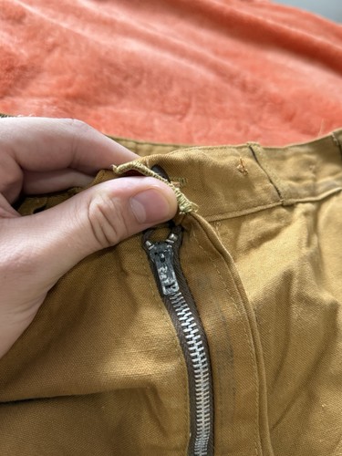 VERO PANTALONE CACCIA VINTAGE AMERICAN HUNTER IDROREPELLENTE DOPPIO GINOCCHIO ANNI 60 70 - Foto 9 di 17