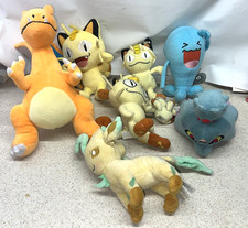 Lot of 8 Pok mon Plush Toys