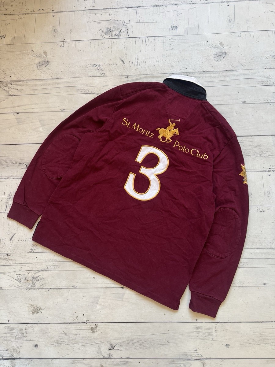 Ralph Lauren St. Moritz Polo World Cup On Snow Rugby Shirt Jubilee
