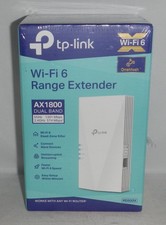 NEW SEALED TP-Link WiFi6 AX1800 Dual Band Wifi Range Extender Model RE600X