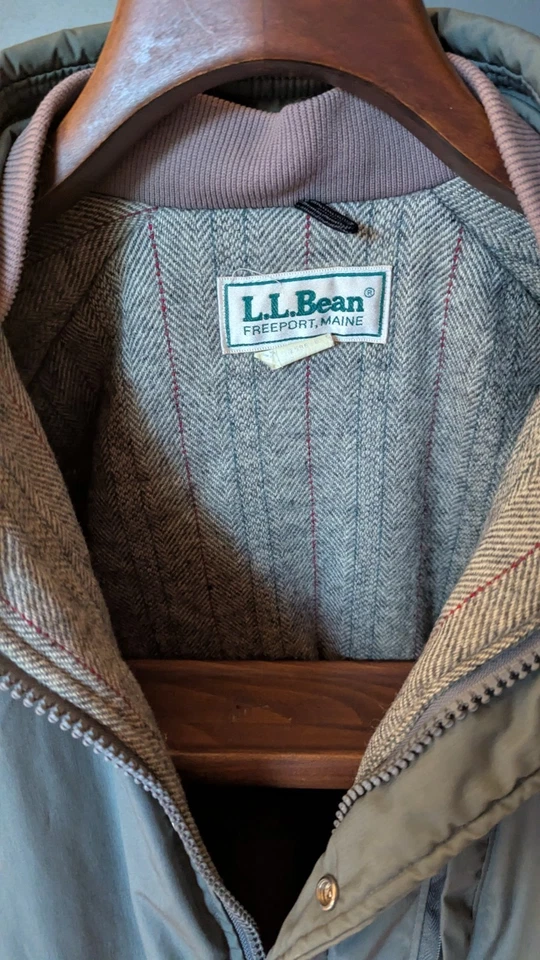 Vintage LL Bean Coat Mens Extra Large Wool Lined Parka Made USA Workcoat - Image 4 of 4