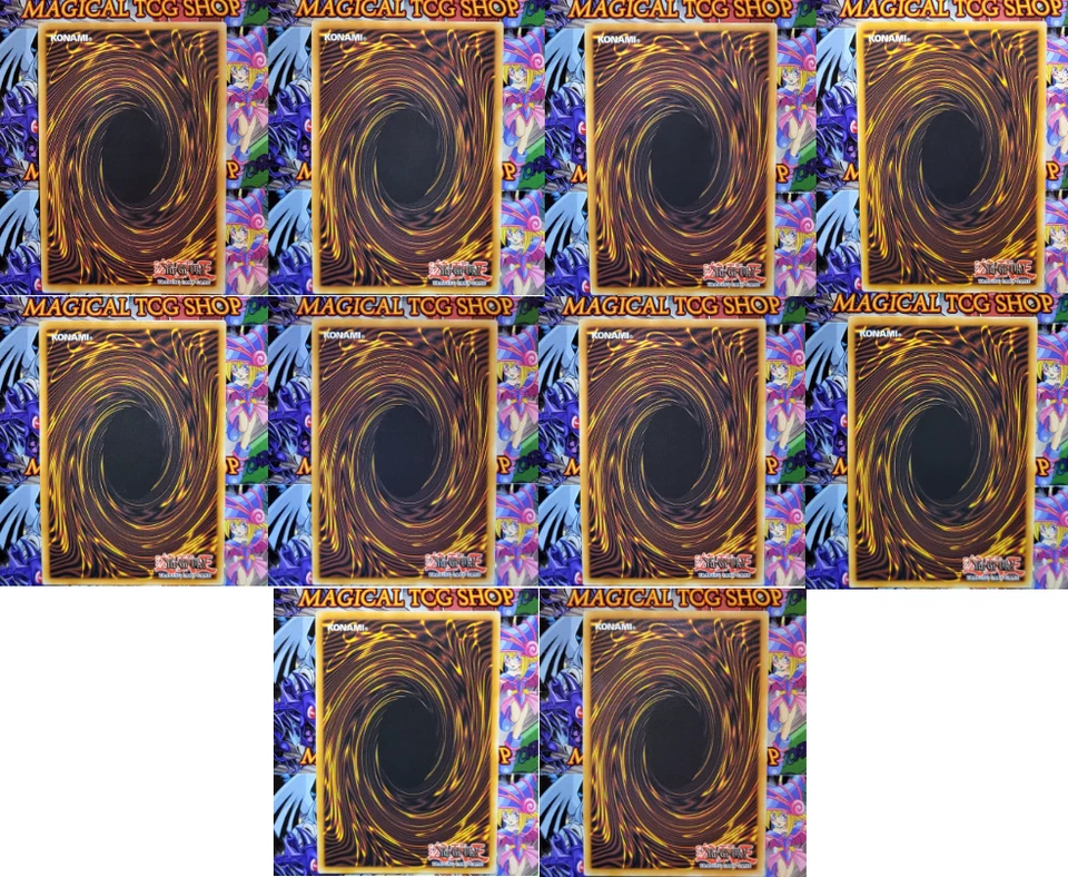 Juego completo de obras de arte Yugioh Chibi primera edición secreta rara BLMM-EN001 - BLMM-EN010 CASI NUEVO Foto 2 de 4