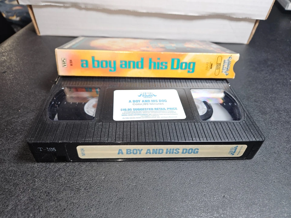 A Boy And His Dog (VHS, 1987) Don Johnson Sci-Fi Rare Media Release Non-Rental - Image 3 of 4