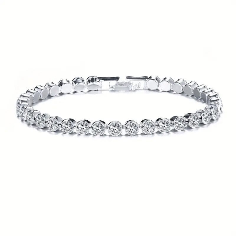 Elegant Rhinestone Tennis Bracelet
