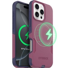 OtterBox Commuter MagSafe Case iPhone 16 Pro Max   Berry Smooth