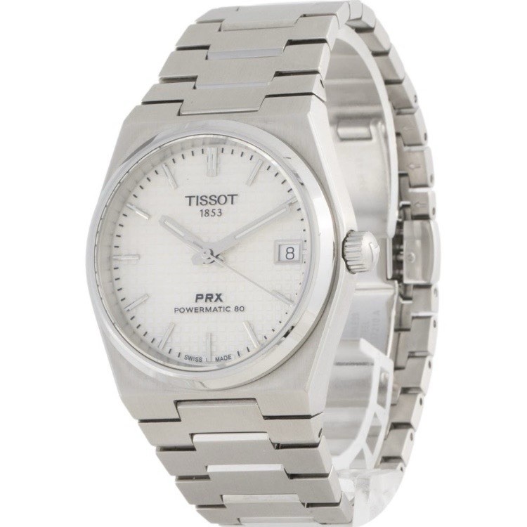 Tissot PRX Powermatic 80 Automatic Watch 35mm Mother of Pearl Dial