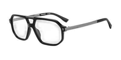 Dsquared2 D2 0195 Black  ruthenium 57/15/145 Herren Brillen