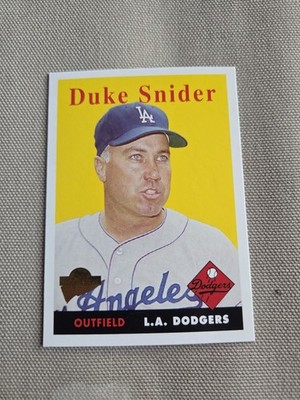 2005 Topps All-Time Fan Favorites Duke Snider #75 Dodgers