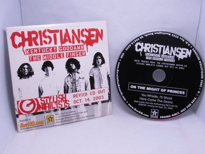 On The Might Of Princes / Christiansen CD Promo 2003 Revelation Records Emo