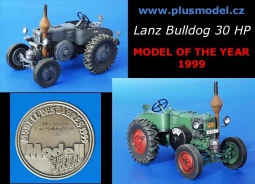 PLUS MODEL 061 - LANZ BULLDOG 35 HP - 1/35 RESIN KIT - Immagine 4 di 4