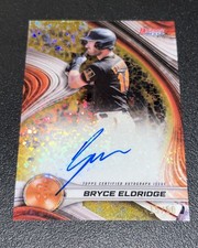 2024 Bowman’s Best BRYCE ELDRIDGE Rookie Auto Gold Mini Diamond Refractor #15/50