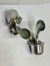 Vintage Mid-Century Original Marine Electric Horn &ndash; Aluminum Wall-Mount Lot of 2