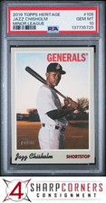 2019 TOPPS HERITAGE MINOR LEAGUE #105 JAZZ CHISHOLM RC  PSA 10