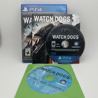 Watch Dogs Signature Edition Sony PlayStation 4 PS4 Game CIB With Soundtrack