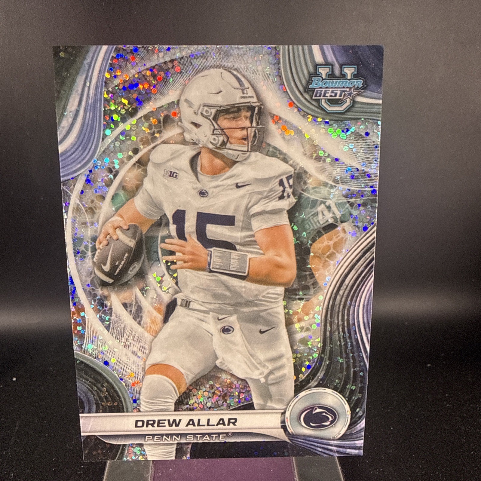 2024 Bowman's Best University - Drew Allar #3 Speckle Refractor (RC)