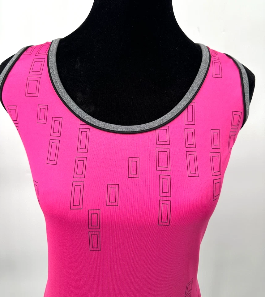 Camiseta sin mangas pulóver Bollé ropa deportiva para mujer talla XL rosa tejido geométrico Foto 2 de 4