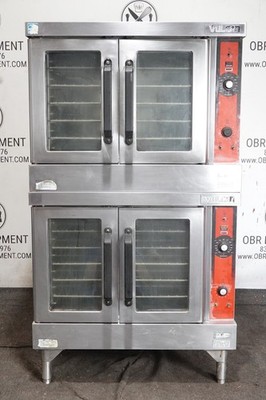 VULCAN NATURAL GAS DOUBLE STACKED CONVECTION OVEN MODEL VC4GD-11D