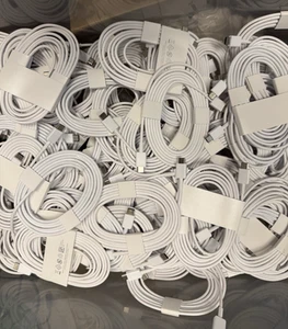 Lot of 10 New OEM Samsung USB-C to USB-C Fast Charge Data Cables White 6 Feet