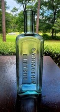 Antique, (Fly Trap) "Sarracenia Bitters, Aimars Pharmacy, Charleston, SC" Bottle