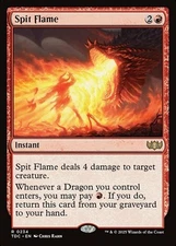 x1 Spit Flame R MTG Commander: Tarkir: Dragonstorm M/NM, English